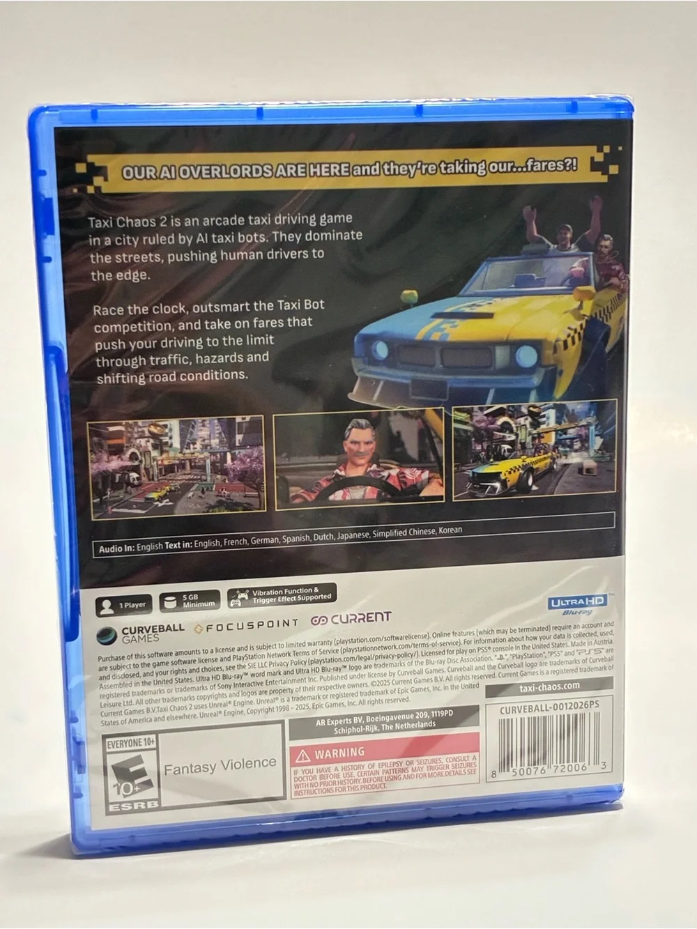 Taxi Chaos 2 - Sony PlayStation 5 - PS5 - BRAND NEW SEALED